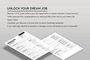 ATS Resume CV Word & Google Docs 57