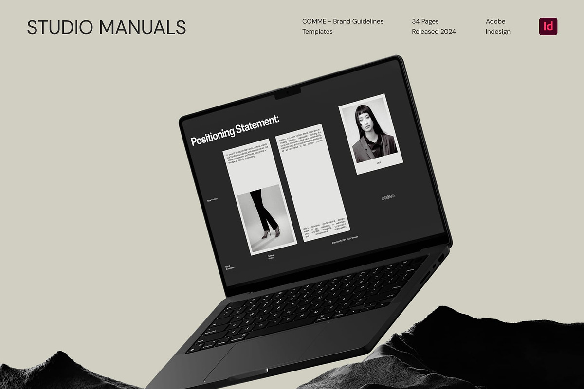 COMME - Brand Guidelines, a Presentation Template by Studio Manuals (Photo 3 of 8)