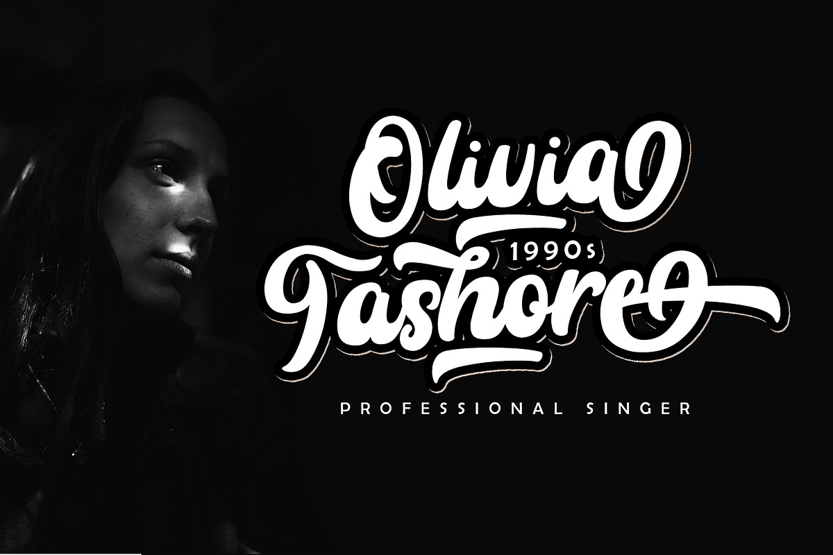 Rayhue - Retro Bold Script Font preview 3