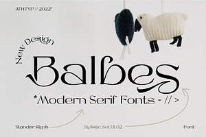 Balbes - Modern Serif Font