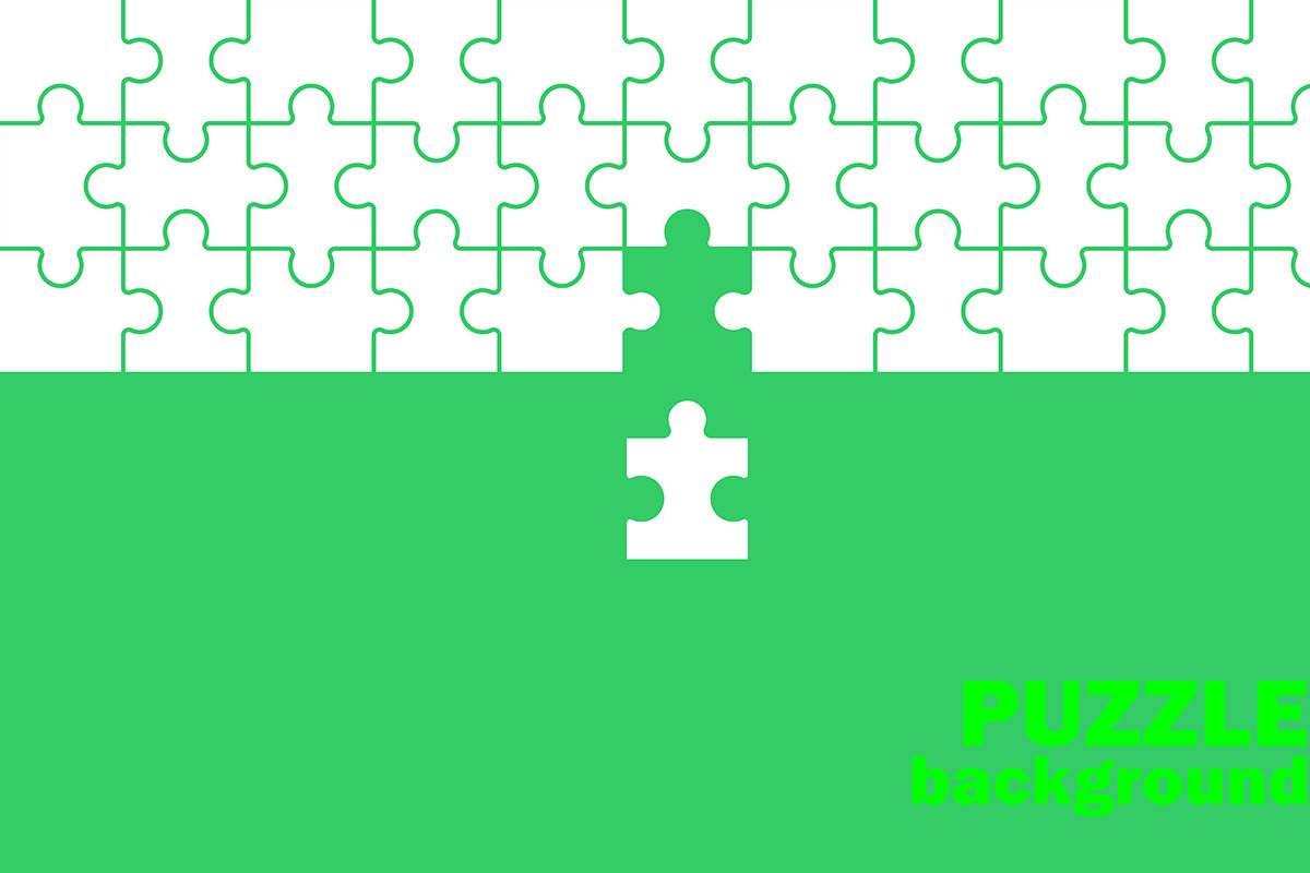 Puzzle pieces background, a Background Graphic by Volyk (Photo 4 of 5)
