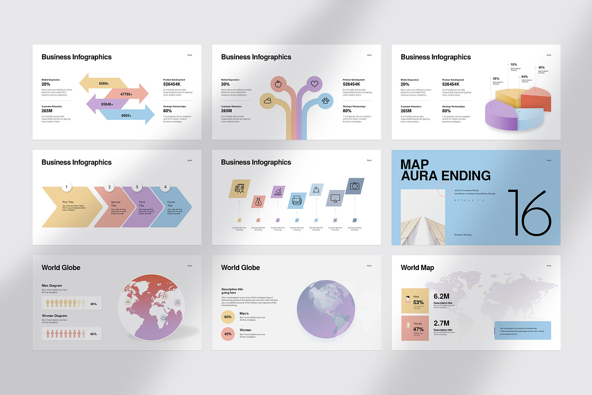 AURA Business Strategy Presentation, a Presentation Template by GoldenPixelStudio (Photo 27 of 30)