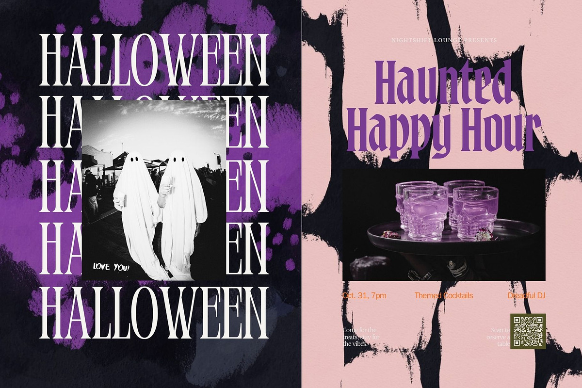 70 Hand-Drawn Halloween backgrounds, a Background Graphic by PaperJamLab (Photo 5 of 14)