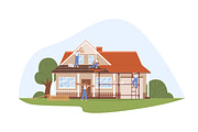 Construction and repair of buildings, a Work Illustration by Good Studio (Thumbnail 3 of 3)