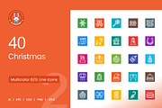 40 Christmas Icons Set, an Icon by IconBunny (Thumbnail 1 of 2)