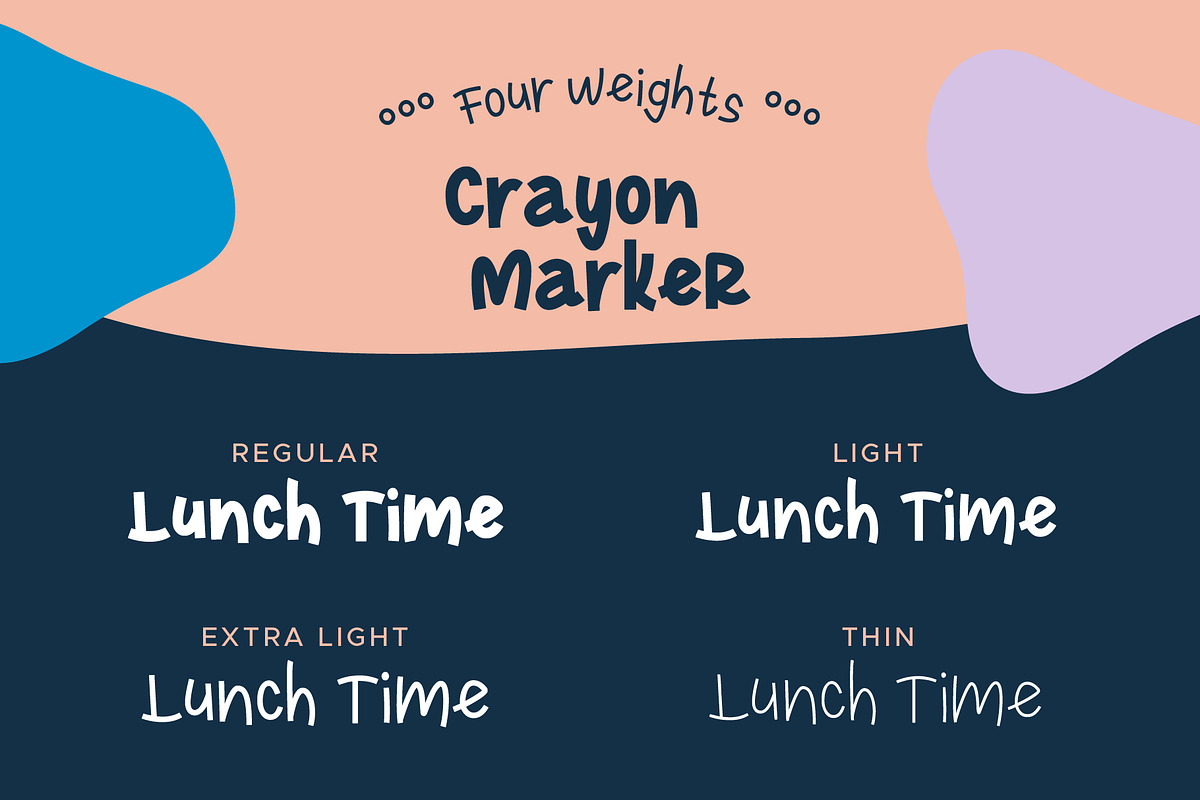 Crayon Marker Font, a Font by Flycatcher Design (Photo 3 of 6)