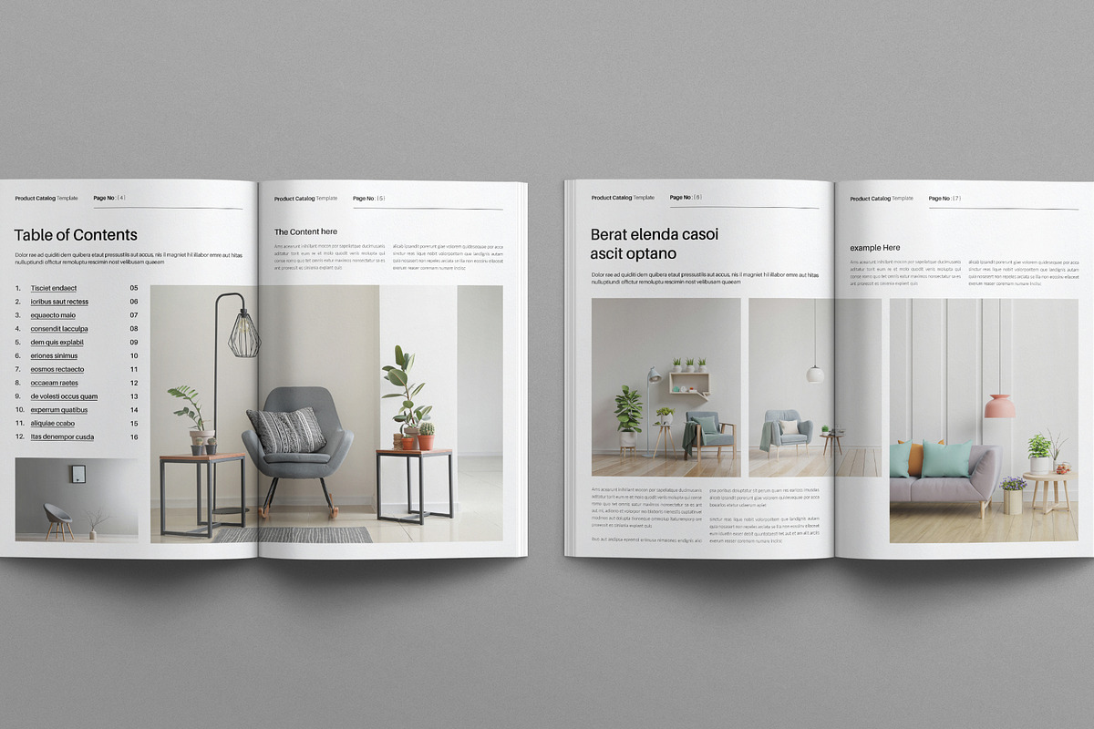 Digital Product Catalog Template, a Brochure Template by E-Type (Photo 3 of 8)