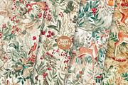 Fauna and Flora Digital Papers, a Pattern Graphic by Happy Creators Co. (Thumbnail 3 of 7)