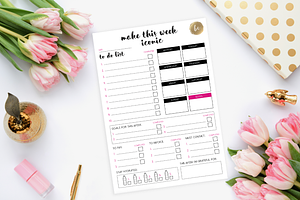 Work From Home - Printable Planner