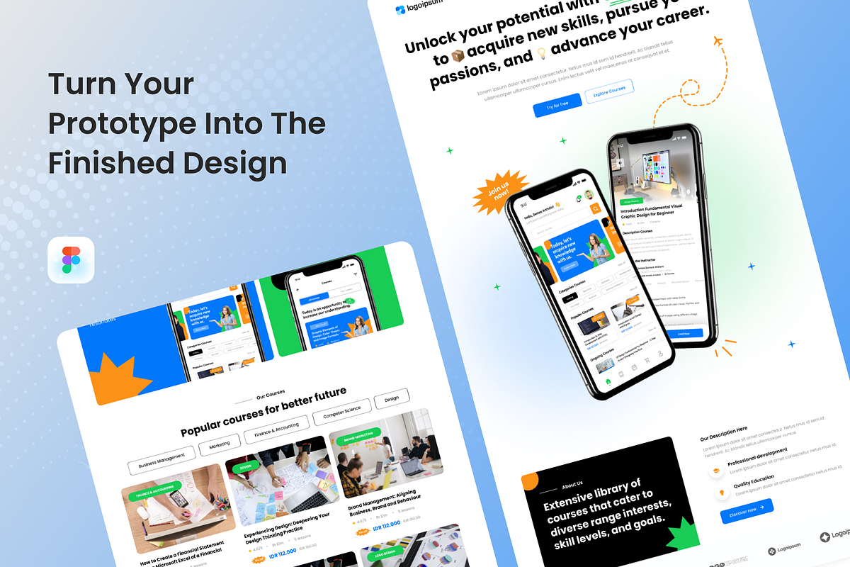 ProLearnify - Online Course Landing, a Landing Page Template by SquidPixey (Photo 4 of 5)
