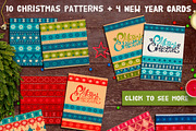 65  Seamless Christmas Patterns, a Pattern Graphic by SwetTS (Thumbnail 3 of 7)
