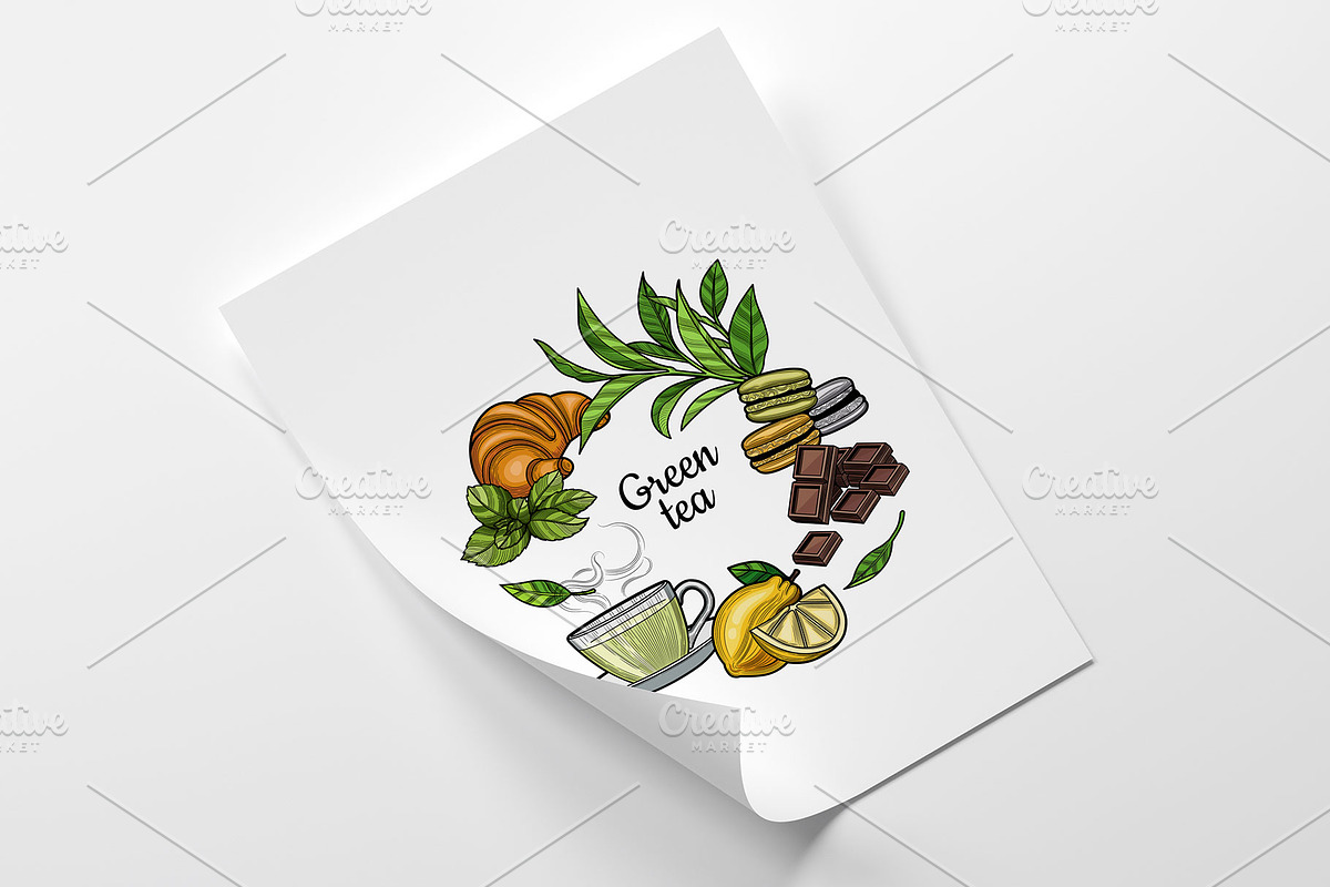 Coffee, cacao, tea., an Object Graphic by VitalinaGofman (Photo 8 of 11)