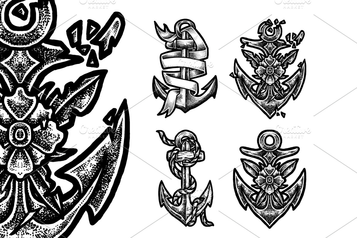 100 Tattoo-Style Tee Designs, an Object Illustration by Design by sebrodbrick (Photo 7 of 34)