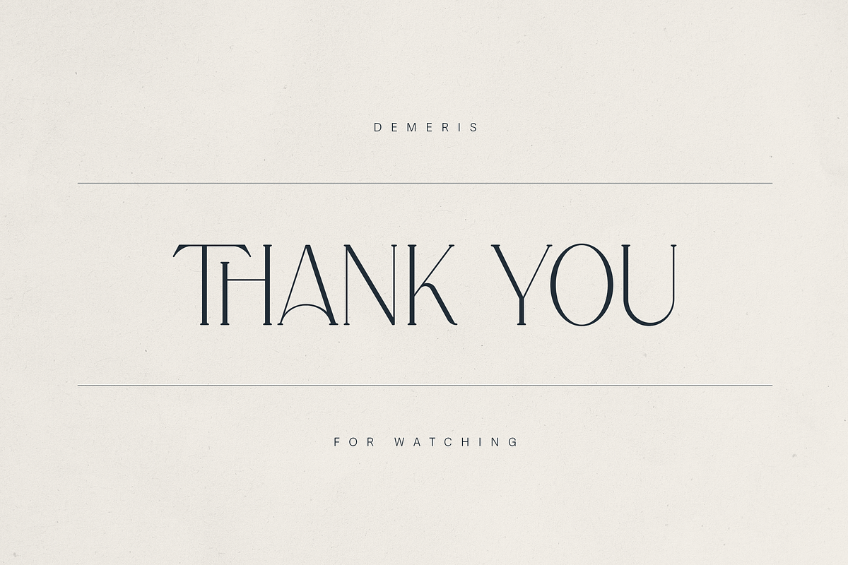 Demeris – A Modern Serif Font, a Serif Font by Only Fonts (Photo 11 of 11)
