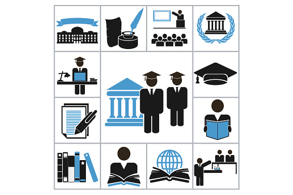 High Education Icons