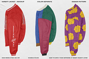 Varsity Jacket - Mockup, a Hoody Mockup by DaldSgh (Thumbnail 15 of 21)