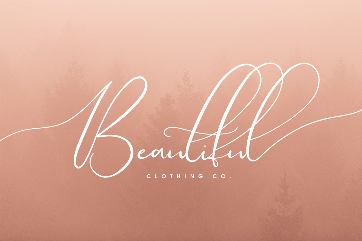 Theodoria Script Font preview 2