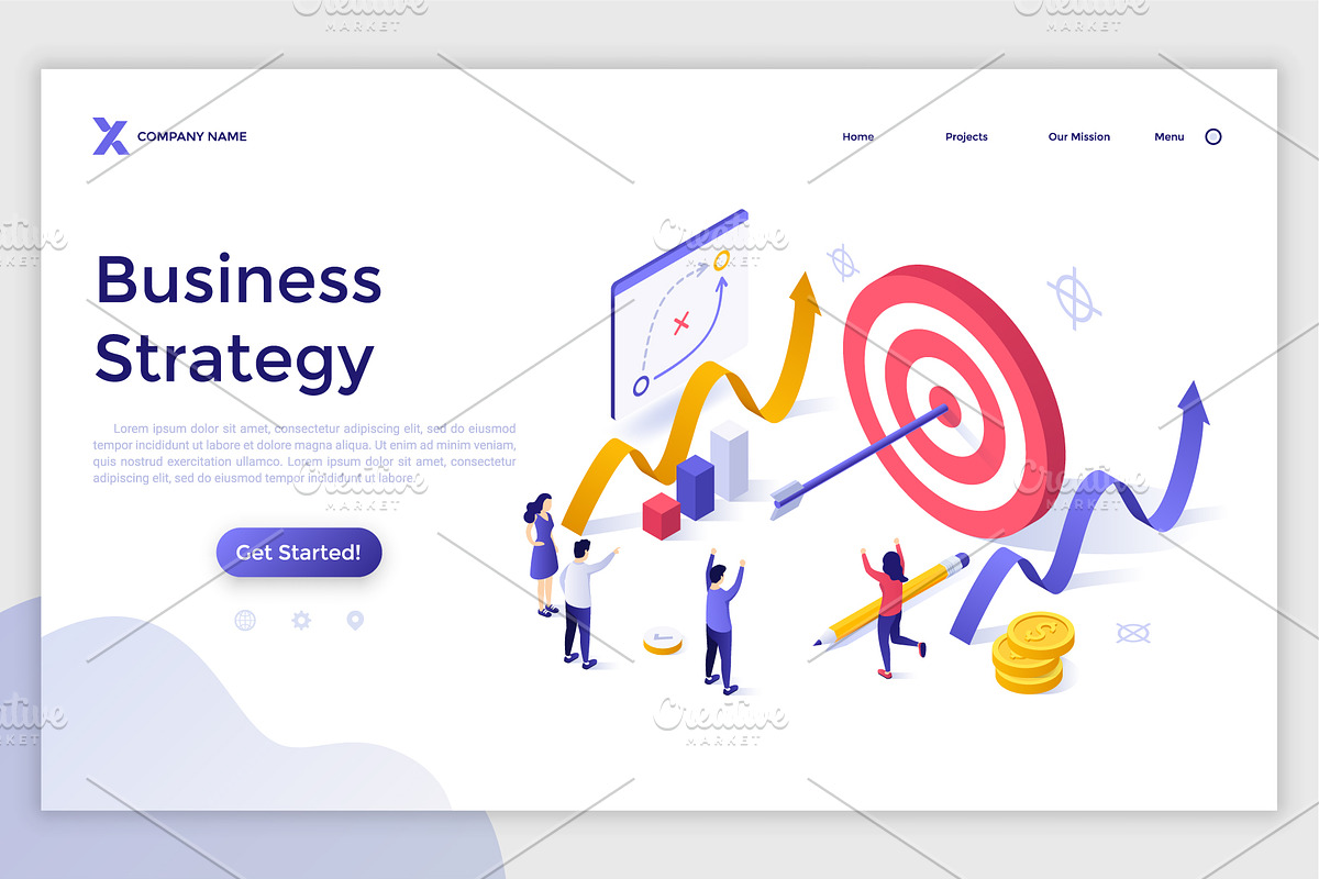 Isometric Solutions Mini. Part 13, a Templates & Theme by Andrew Kras Design (Photo 4 of 15)