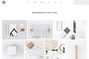 M - Minimal PSD Portfolio Template, a Landing Page Template by bigpsfan's SHOP (Thumbnail 5 of 24)