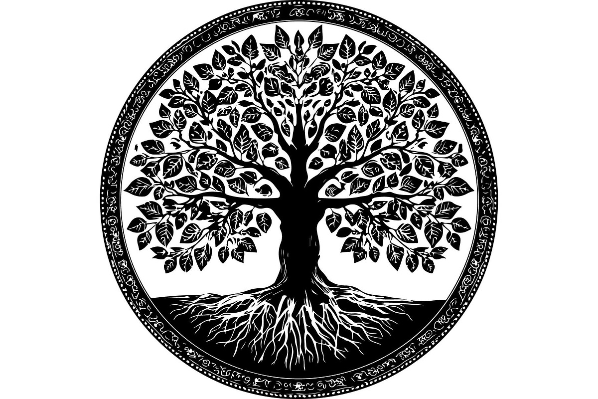 Tree of Life Circle SVG Bundle, an Object Graphic by jahid234 (Photo 13 of 13)