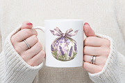 Lavender Mother’s Day Clipart, an Illustration by Watercolor design (Thumbnail 8 of 10)