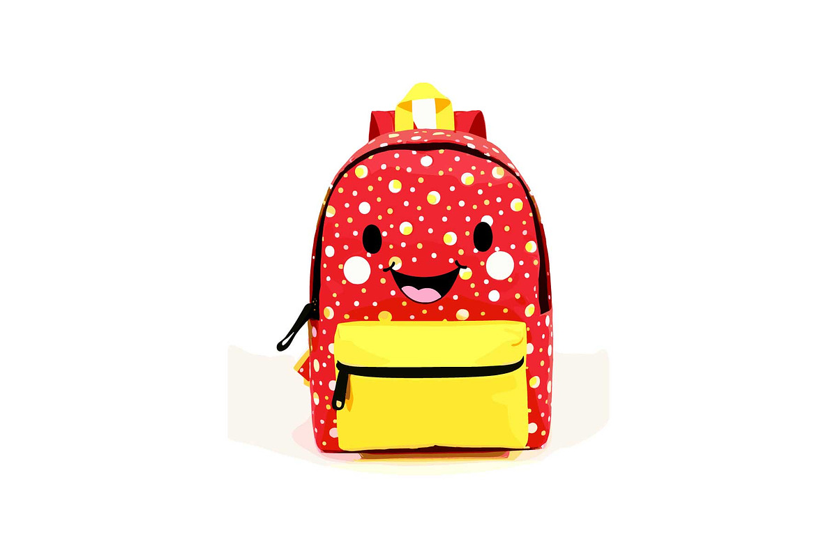 Cute Bear Face Backpack Art, an Object Graphic by yasushie (Photo 12 of 13)
