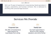 Law Firm - Wix Studio Website, a Wix Template by Kitteeh (Thumbnail 3 of 8)