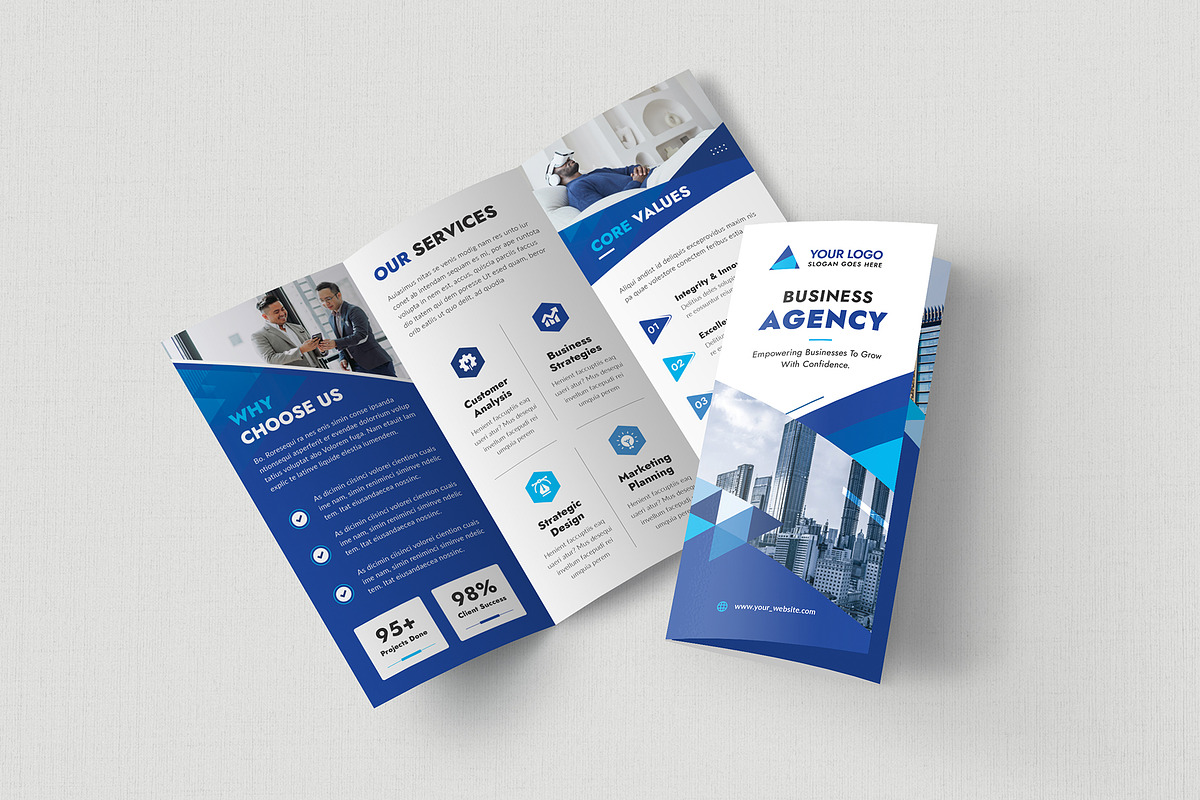 Corporate Tri-Fold Brochure, a Brochure Template by Creativity-Design (Photo 4 of 4)