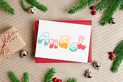Over Snow is a cute Christmas font, a Handwritten Font by Brown Cupple (Thumbnail 5 of 7)
