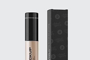 Lipstick Tube with Box Mockup, a Packaging Mockup by _Adroit_ (Thumbnail 3 of 5)