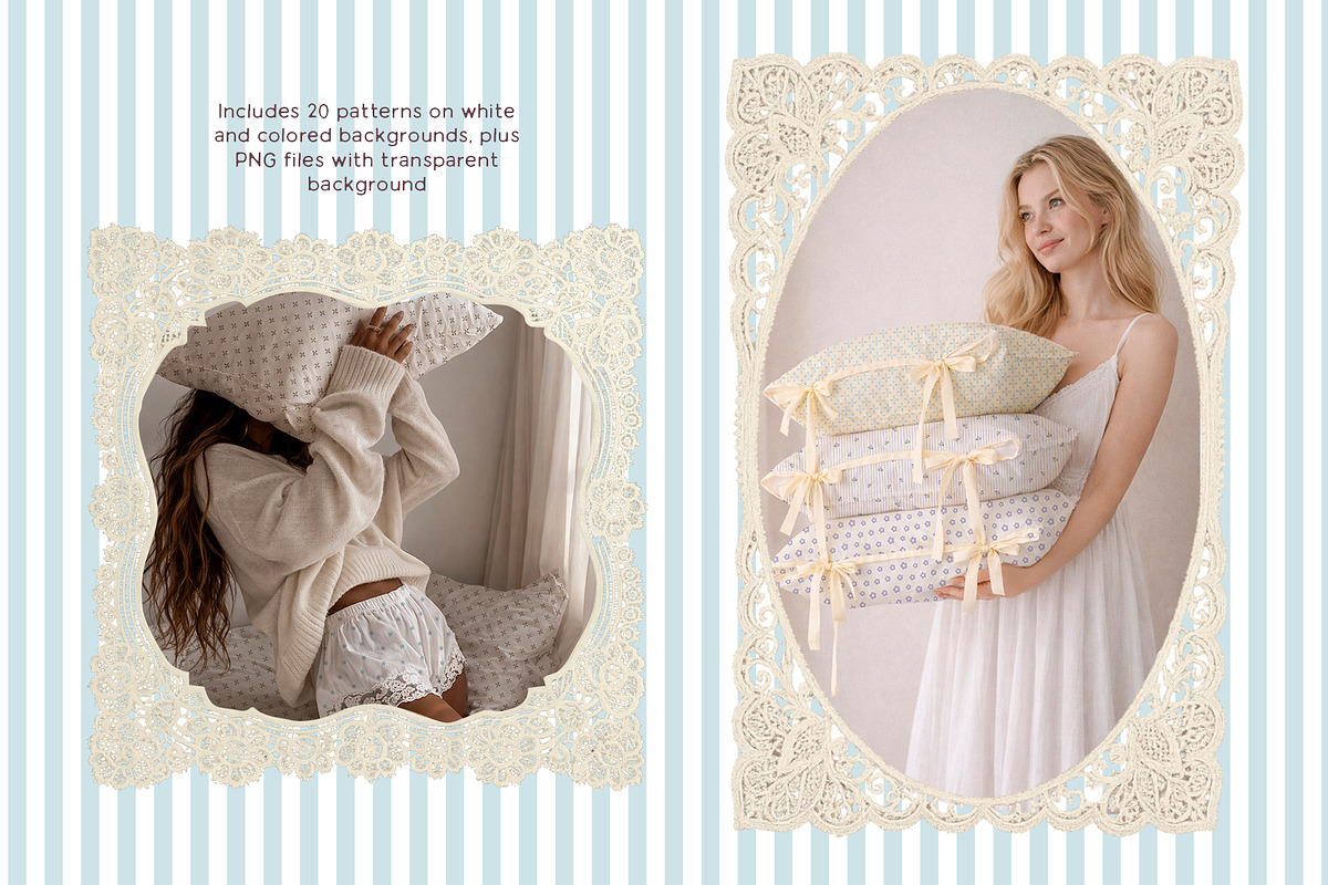 Maison Fleur: Soft Floral Patterns, a Pattern Graphic by Lidberia (Photo 9 of 10)