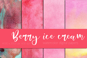 Watercolor Digital Papers Bundle