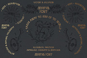 MYSTIQ mysterious display font, a Serif Font by Fat Hamster (Thumbnail 7 of 16)