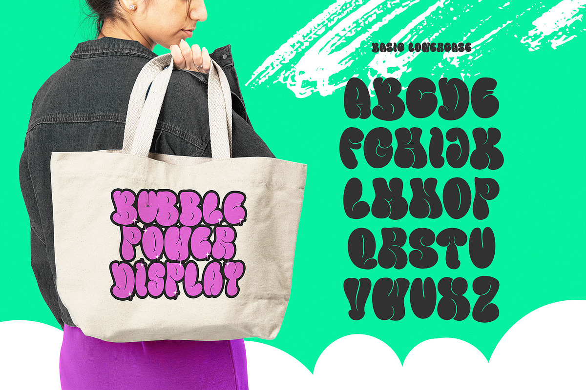 Mamboo Bubble Mix Graffiti Font, a Sans Serif Font by alit design (Photo 4 of 20)