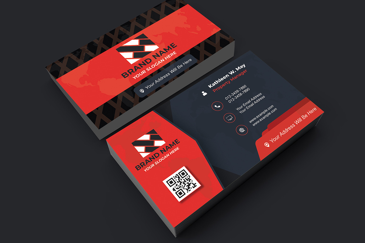 Rounded Business Card PSD preview 7
