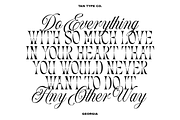 TAN - GEORGIA, a Serif Font by TanType (Thumbnail 6 of 8)
