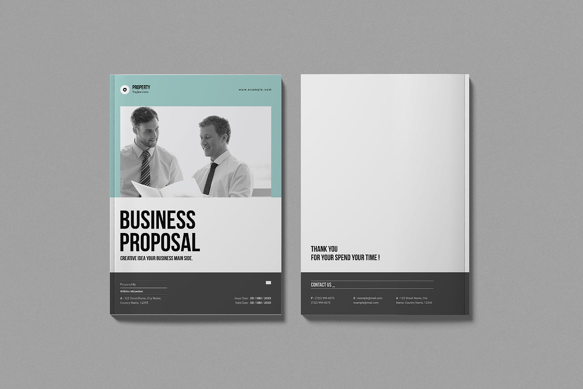 Business Proposal Template, a Brochure Template by Work-Envance (Photo 7 of 7)