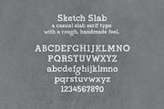Sketch Slab, a Slab Serif Font by JaninaA (Thumbnail 2 of 7)