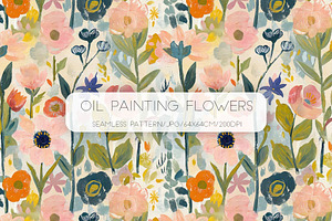 A Playful Oil Painting Pattern, a Pattern Graphic by yahu88studio