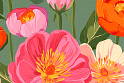 Lush Bold Botanical Floral Pattern, a Pattern Graphic by likorbut (Thumbnail 12 of 13)