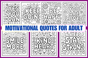 Motivational Quotes For Adult Vol-01, a Decorative Illustration by Coco Bloom (Thumbnail 1 of 3)