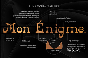 Luna Morta Mystical Luxury Serif