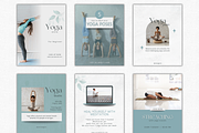 Yoga Canva Templates, a Social Media Template by Talipic Designs (Thumbnail 3 of 7)