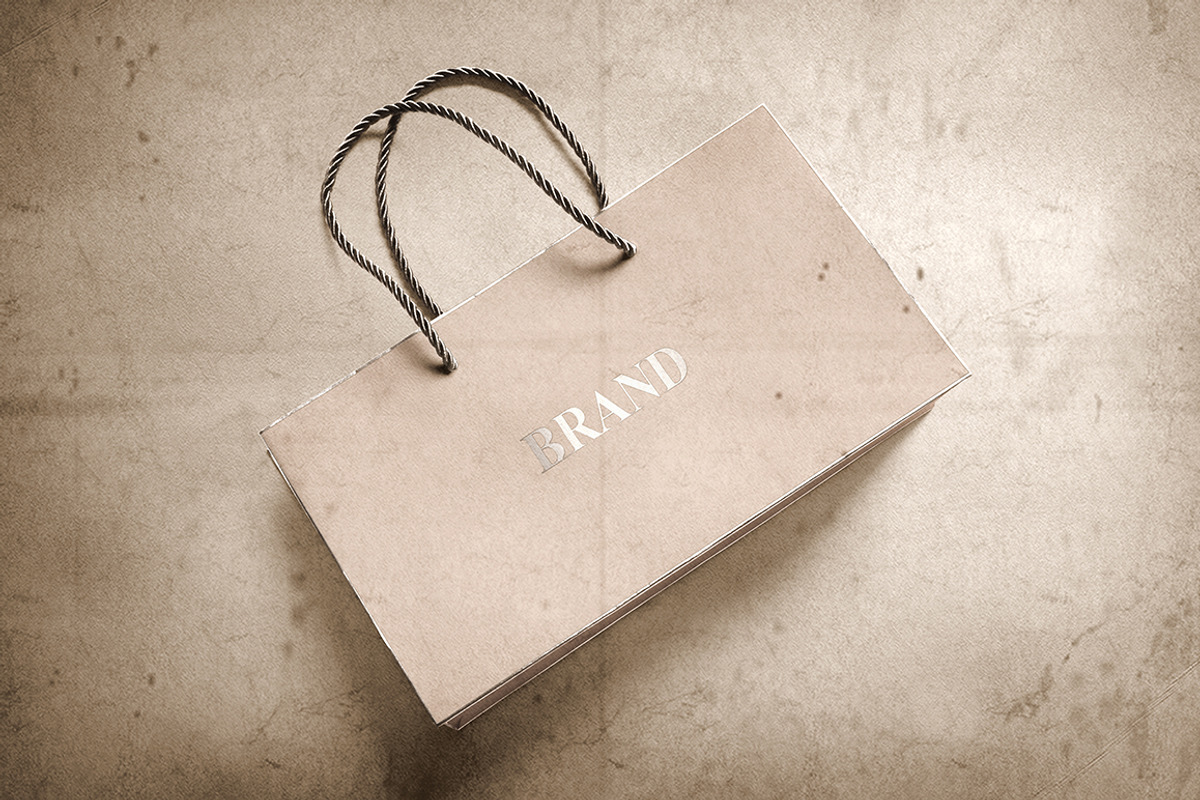 Paper Bags Mock-ups, a Packaging Mockup by ItemBridge (Photo 1 of 5)