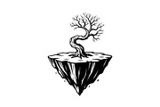50 Floating Island Bonsai Vector Bun, an Illustration by Designs_River (Thumbnail 18 of 51)