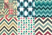 Teal and Magenta Digital Pattern Pap, a Texture Illustration by DreamPrint404 (Thumbnail 2 of 3)