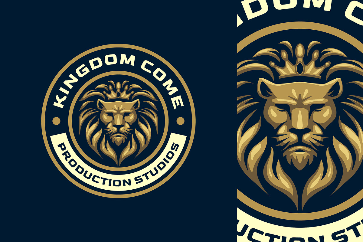 Calm Crowned Lion King Logo, a Branding & Logo Template by Suhandi (Photo 1 of 5)
