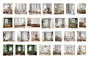 50 Frame Mockups Bundle, an Architecture Photo by GFXCity
