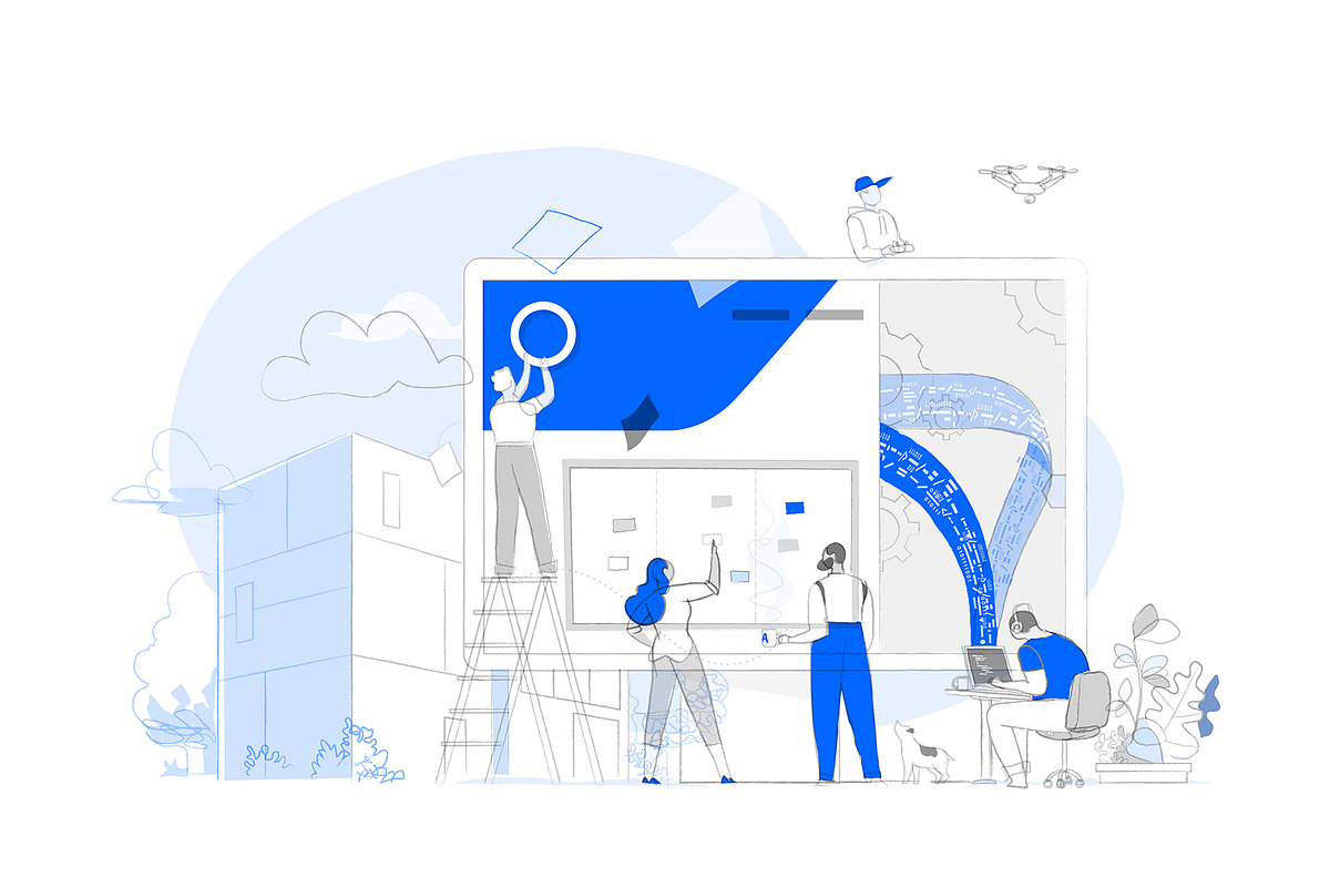 Innovative Digital Startup, a Technology Illustration by Hurcastock! (Photo 2 of 7)