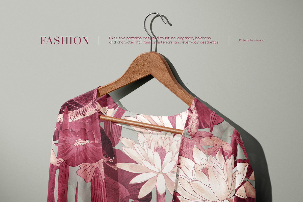 Qing Court Botanical Patterns, a Pattern Graphic by LEAFure (Photo 4 of 9)